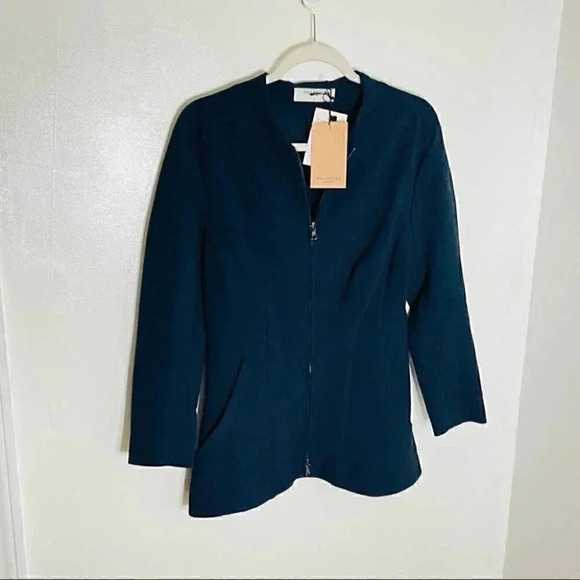 NEW MM Lafleur Higgins Jacket Staccato in Galaxy Blue Office Career Blazer - Picture 6 of 8